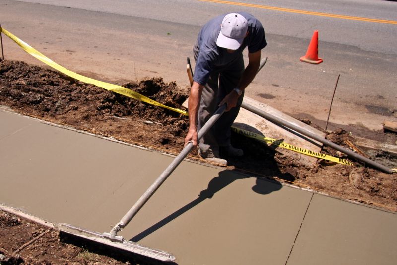 Local Concrete Sidewalk Resurfacing pros at work